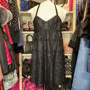 Black Lace Betsey Johnson Dress
